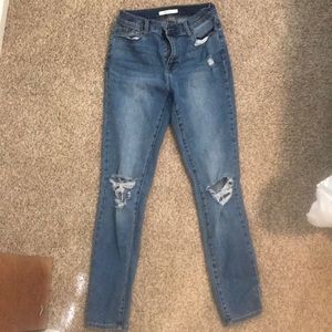 Pacsun blue high waisted jeggings